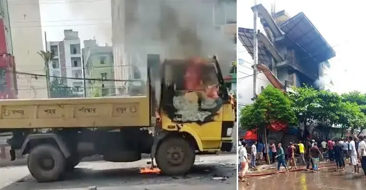 মিরপুরে ফুটপাত উচ্ছেদ ঘিরে সংঘর্ষ, পরিস্থিতি নিয়ন্ত্রণে