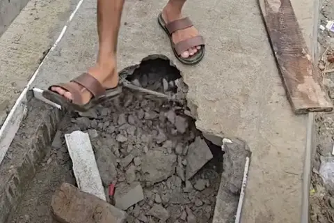রড নয় তার দিয়েই সেতু নির্মাণ করলো প্রকৌশলী