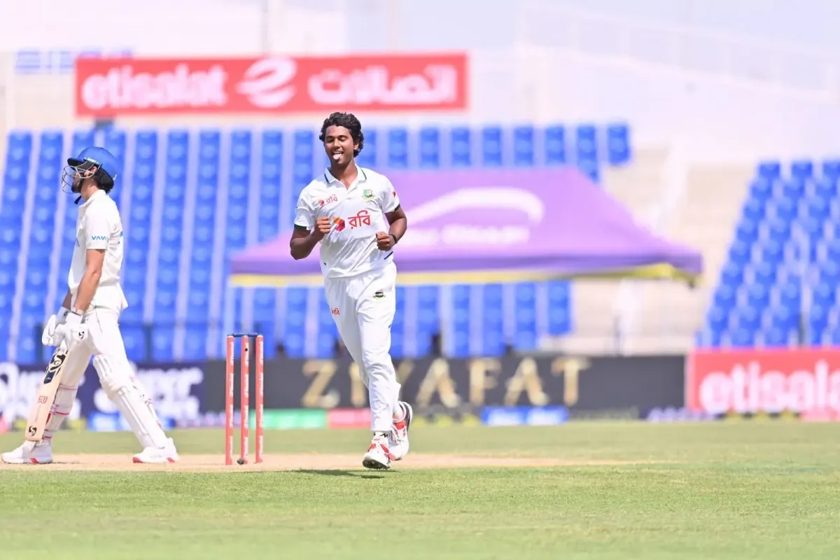 হাসানের বোলিং তান্ডবে মাত্র ২৯ রানেই ৬ উইকেট হারালো আফগানিস্তান