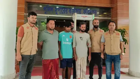 ফরিদপুরে চুরি হওয়া কষ্টিপাথরের কালী প্রতিমা উদ্ধার, গ্রেপ্তার ৪