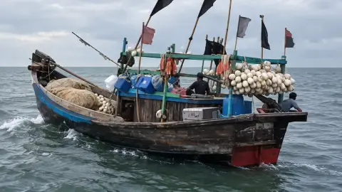 ট্রলারের ইঞ্জিন বিকল উত্তাল সাগরে ৫ দিন ধরে ভাসছেন ১৮ জেলে