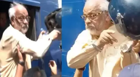 ‘আমি আওয়ামী লীগার না’: বলে হেলমেট ছুড়ে ফেললেন আখতারুজ্জামান