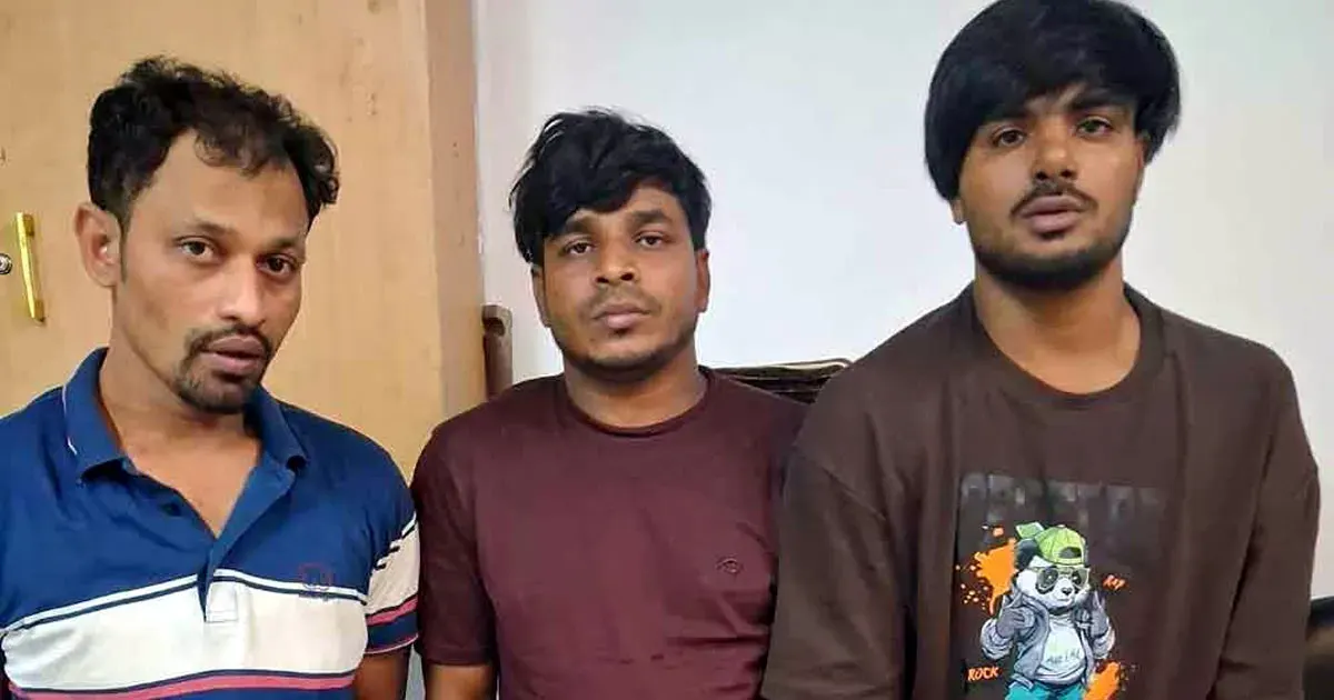 বসুন্ধরায় ধাওয়া করে মোটরসাইকেল চোরচক্রের ৩ জন আটক, প্রাইভেটকার জব্দ