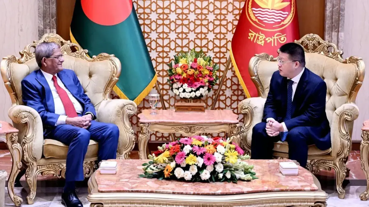 চীনের বিনিয়োগ ও রোহিঙ্গা প্রত্যাবাসনে সহযোগিতা চান রাষ্ট্রপতি