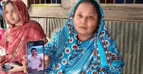 সৌদিতে মাটিচাপায় স্বামীর মৃত্যু, টাকার অভাবে লাশ দেশে আনতে পারলেন না স্ত্রী