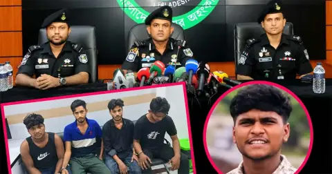 রূপগঞ্জে গ্যাং প্রধান ‘কুত্তা শ্রাবণ’সহ ৪ সন্ত্রাসী গ্রেপ্তার, দেশীয় অস্ত্র উদ্ধার