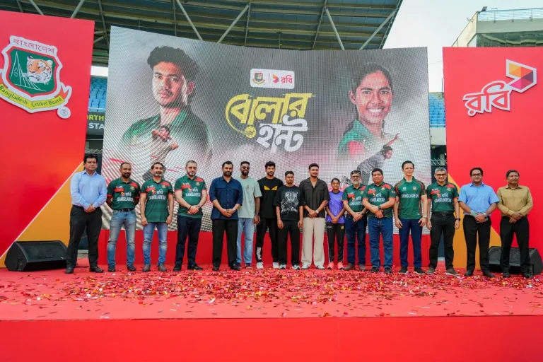 রবি ও বিসিবির যৌথ উদ্দ্যোগে ১৬-২৫ বছর বয়সী ক্রিকেটাররা অংশ নিবে বোলার হান্টে