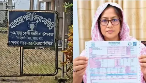 ২৩৫ ইউনিটের বিল ৫০৬ কোটি টাকা, শোকজ ৪ কর্মকর্তা