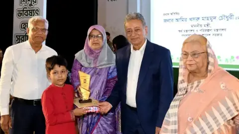 শিশুর অধিকার ও বিকাশে গুরুত্ব দিচ্ছে সরকার