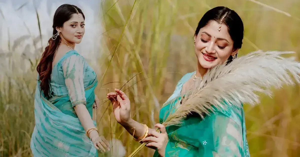 কাশবনে পূজা চেরী, শরতের সৌন্দর্যে মুগ্ধ ভক্তরা